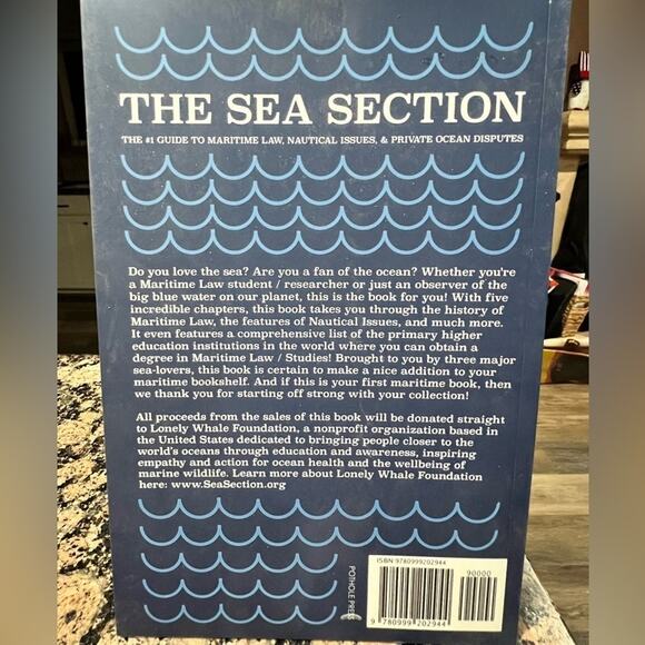 The Sea Section: #1 Guide Maritime Law Nautical Issues Disputes Book - Picture 2 of 3